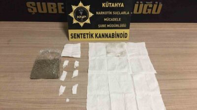 KÜTAHYA’DA UYUŞTURUCU TİCARETİ YAPAN 1 KİŞİ TUTUKLANDI