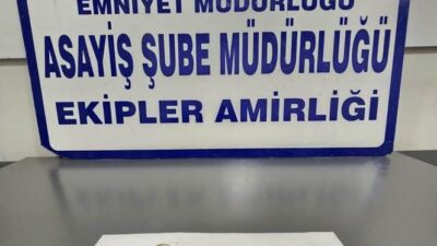 KÜTAHYA'DA UYUŞTURUCUYLA YAKALANAN ŞÜPHELİ GÖZALTINA ALINDI