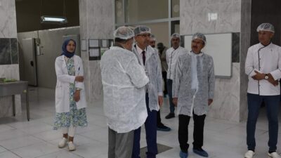 BAŞKAN KAHVECİ, YONCALI UYGULAMA OTELİNDE İNCELEMELERDE BULUNDU