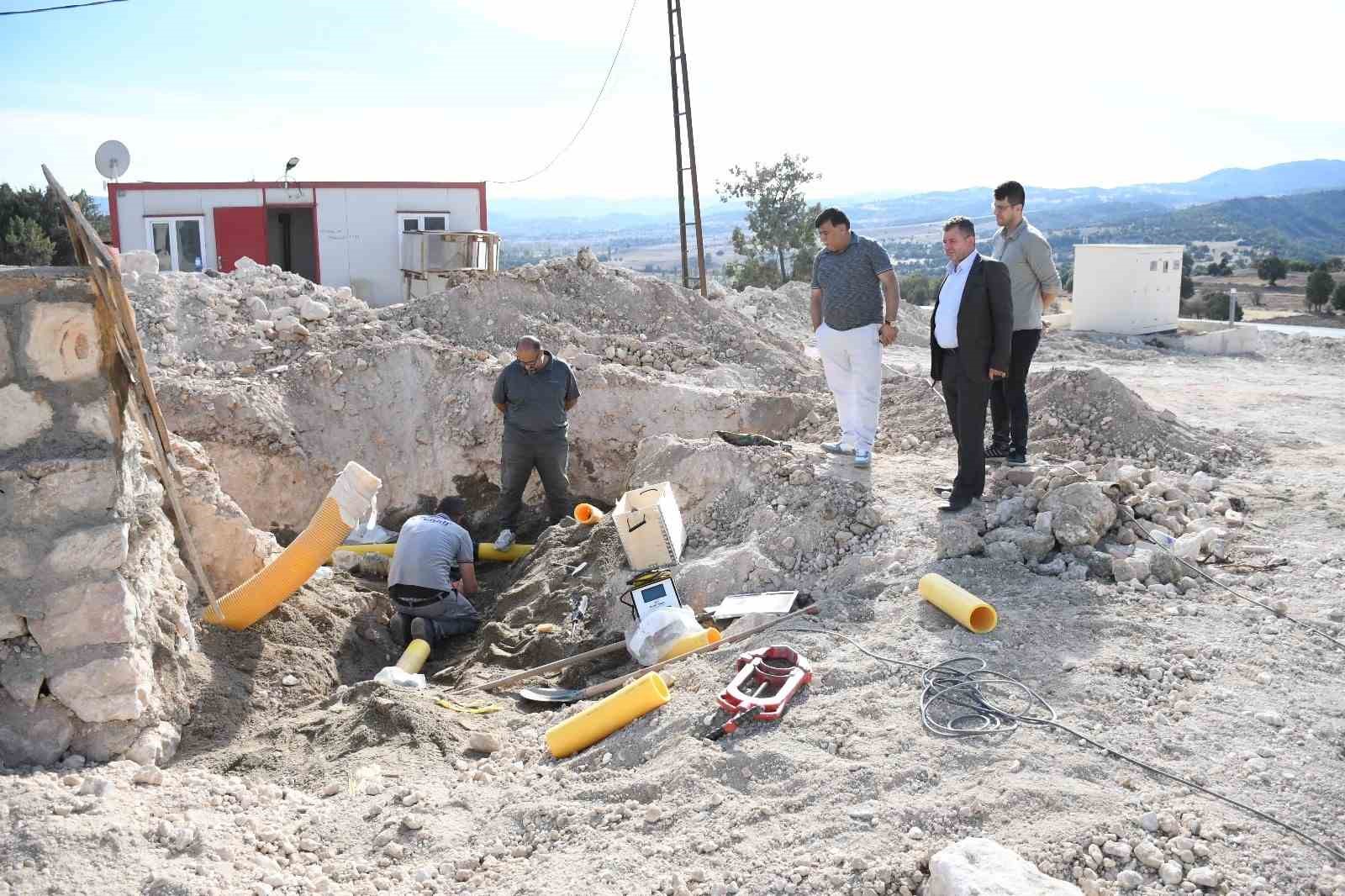 Emet-Hisarcık Orta Ölçekli Sanayi Bölgesi’nde doğalgaz çalışması başlatıldı