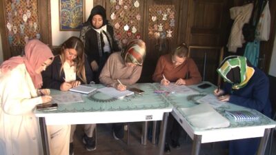 GELENEKSEL KALEMİŞİ SANATI KÜAHYA'DA HAYAT BULUYOR.