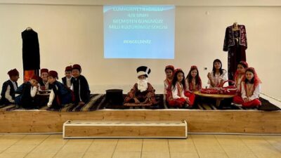 HİSARCIK CUMHURİYET İLKOKULUNDA, "GEÇMİŞTEN GÜNÜMÜZE MİLLİ KÜLTÜRÜMÜZ" KONULU SERGİ