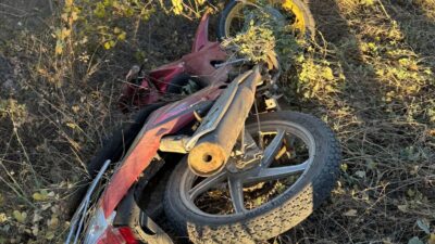 HİSARCIK’TA MOTOSİKLET KAZASI: 1 YARALI