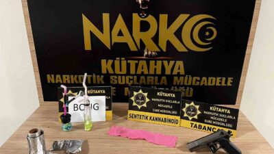 KÜTAHYA’DA UYUŞTURUCU TİCARETİ YAPAN ŞÜPHELİ TUTUKLANDI