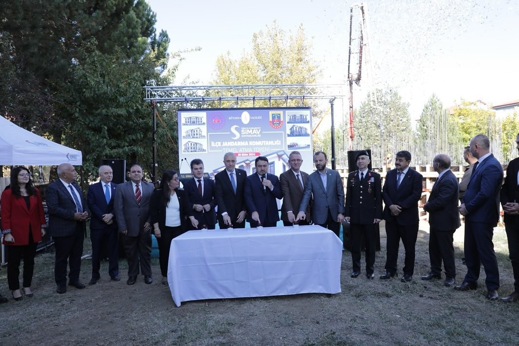 Simav İlçe Jandarma Komutanlığı yeni hizmet binasının temeli atıldı