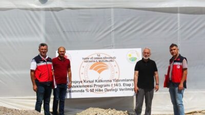 KKYDP’DEN SİMAV’A JEOTERMAL ISITMALI 20 DEKAR MODERN SERA