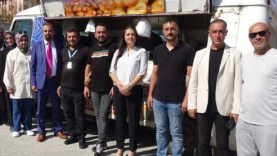 TAVŞANLI DOÇ. DR. MUSTAFA KALEMLİ DEVLET HASTANESİ ÖNÜNDE DÜZENLENEN LOKMA