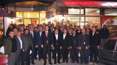 ASLANAPA KAYMAKAMI SEZAİ DEMİRCİ’YE VEDA YEMEĞİ