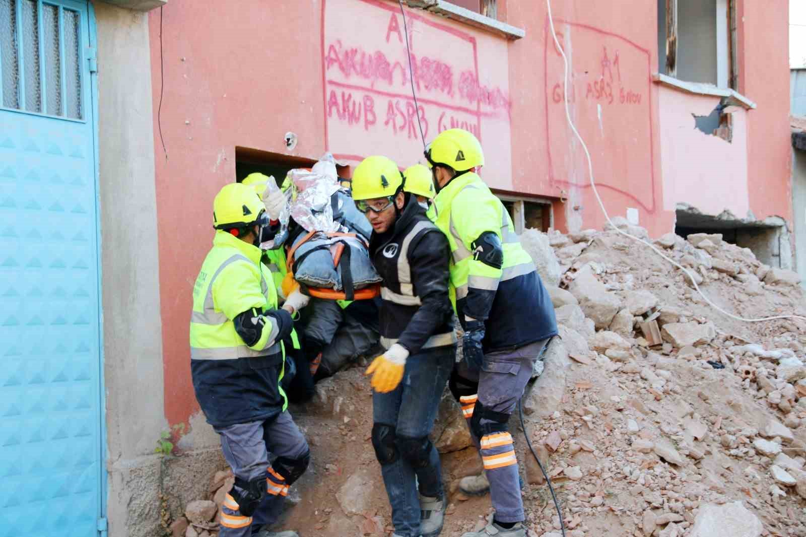 KOSB Arama Kurtarma ekibi, AFAD tatbikatında görev aldı