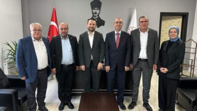 KÜTAHYA İL SAĞLIK MÜDÜRÜ ENSAR DURMUŞ'A TEBRİK ZİYARETİ