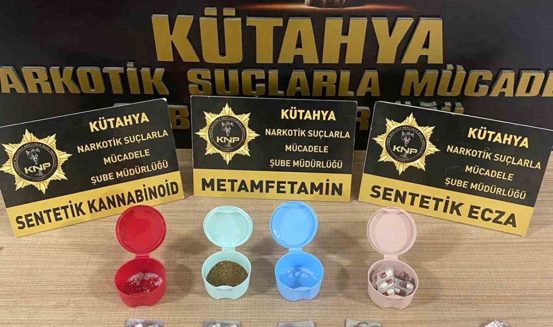 KÜTAHYA'DA NARKOTİK SUÇLARLA MÜCADELE