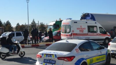 TAVŞANLI’DA TRAFİK KAZASI 1 YARALI