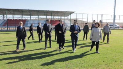 VALİ MUSA IŞIN, YONCALI SPOR TESİSLERİ'NDE İNCELEMELERDE BULUNDU