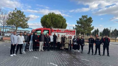 HİSARCIK MYO'DAN UŞAK İTFAİYESİ’NE TEKNİK GEZİ