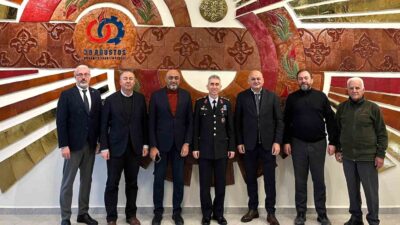 KÜTAHYA İL JANDARMA KOMUTANI VEDAT KÜLTÜR'DEN 30 AĞUSTOS OSB'YE ZİYARET