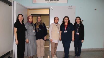 KÜTAHYA ŞEHİR HASTANESİ'NDE İYOTLU TEDAVİ ÜNİTESİ HİZMETE GİRDİ