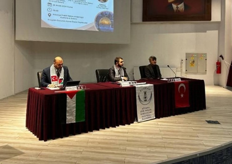 Kütahya’da “Gazze soykırımının ayak izleri” konulu panel