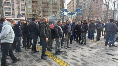 Kütahya’da yaklaşık 200 esnaf, inşaatı devam eden İnköy Küçük Sanayi