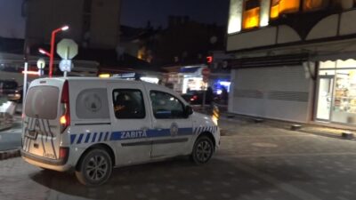 KÜTAHYA'NIN TAVŞANLI İLÇESİNDE ZABITA EKİPLERİ DE GÜVENLİK İÇİN HAZIR BEKLİYOR.