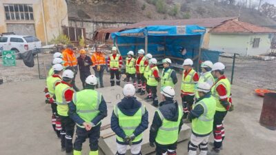 KÜTAHYA'DA MADENCİLER DEPREME HAZIRLANIYOR