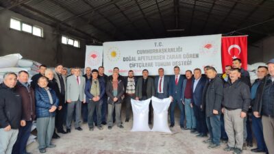 ALTINTAŞ’TA KURAKLIKTAN ZARAR GÖREN 71 ÇİFTÇİYE 19 TON NOHUT TOHUMU