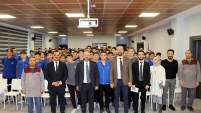 BAŞKAN ESKİOĞLU ÖĞRENCİLERLE BULUŞTU