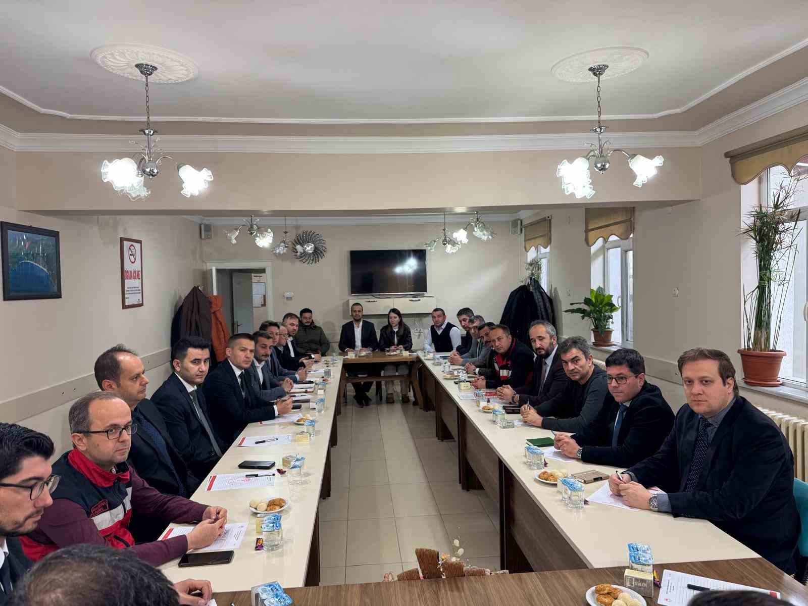 İL KOORDİNASYON VE DEĞERLENDİRME TOPLANTISI ŞAPHANE’DE YAPILDI