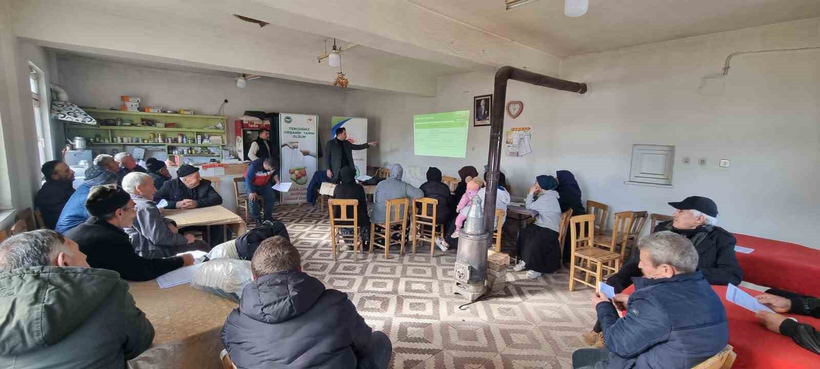 KÜTAHYA'DA “ORGANİK TARIMDA BİTKİ BESLEME VE BİTKİ SAĞLIĞI UYGULAMA TEKNİKLERİ”