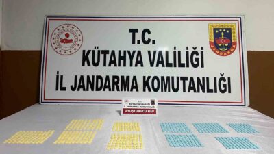 KÜTAHYA’DA 966 ADET UYUŞTURUCU HAP ELE GEÇİRİLDİ. 1 ŞÜPHELİ TUTUKLANDI