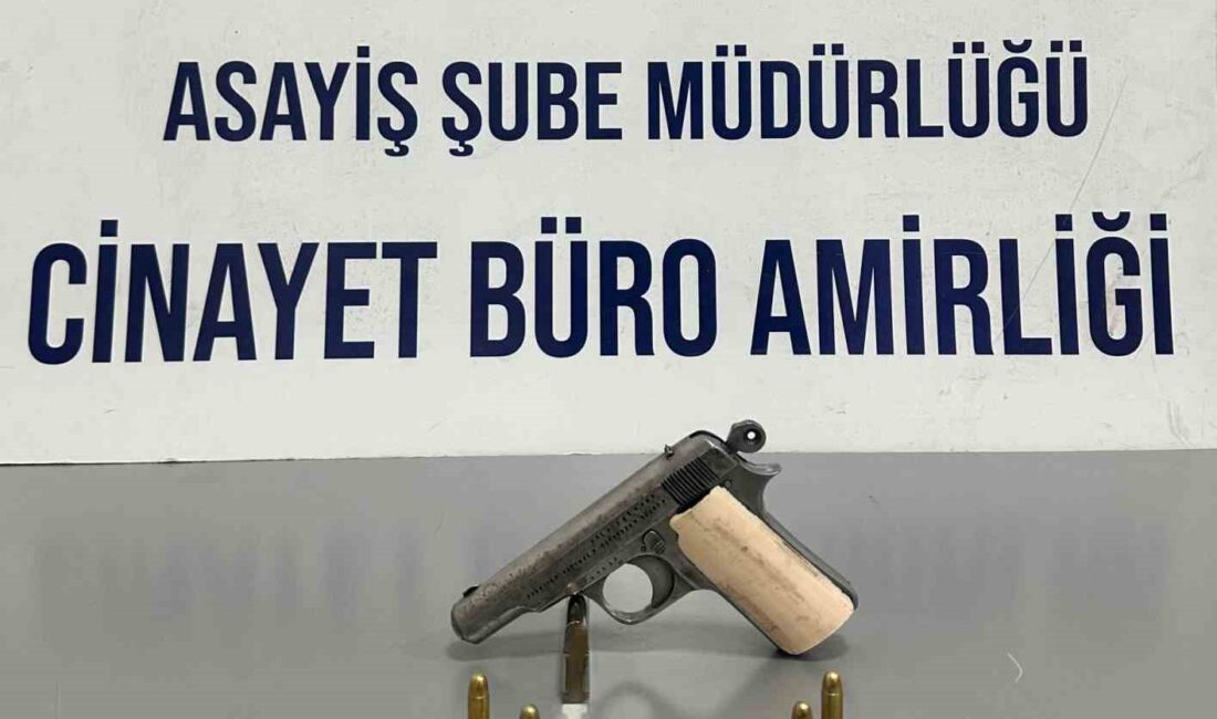 KÜTAHYA’DA RUHSATSIZ TABANCA VE