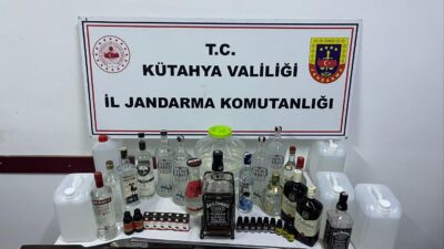 KÜTAHYA’DA SAHTE İÇKİ OPERASYONU: 1 GÖZALTI