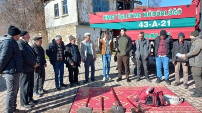 KÜTAHYA OBM'NİN, ORMAN YANGINLARINA KARŞI KÖY EĞİTİMLERİ DEVAM EDİYOR