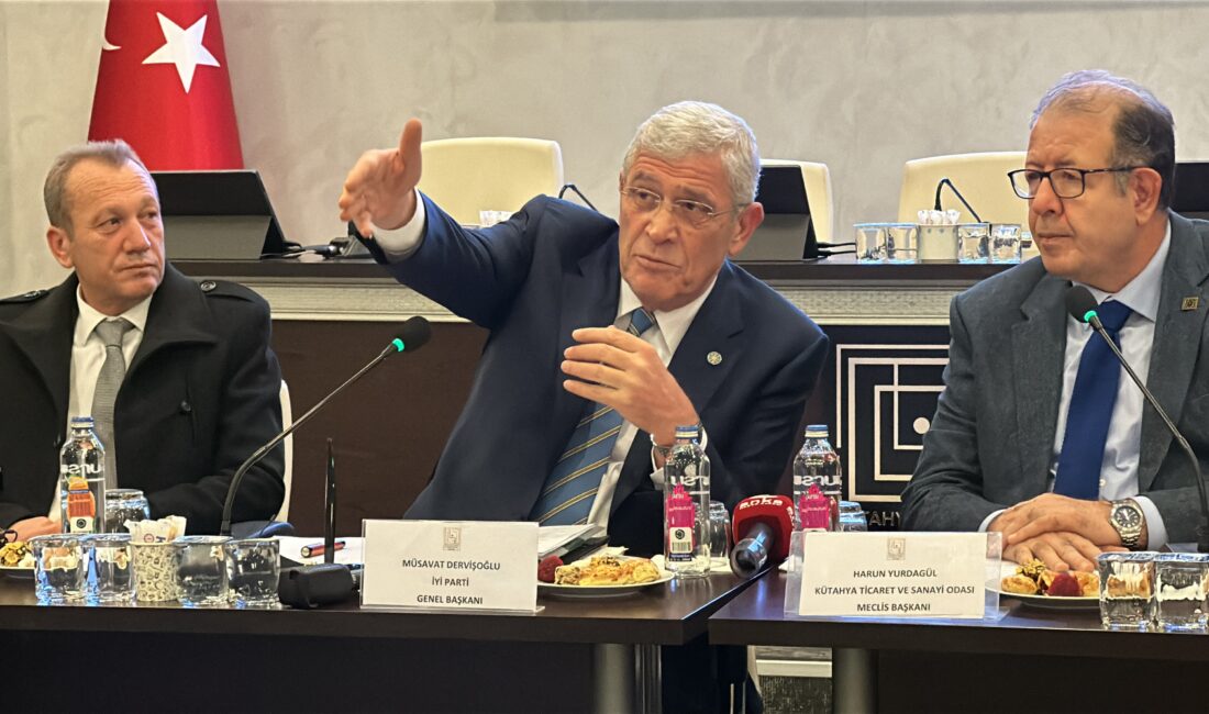 Oğuzhan KILIÇ/ KÜTAHYA, – İYİ Parti Genel Başkanı Müsavat Dervişoğlu,