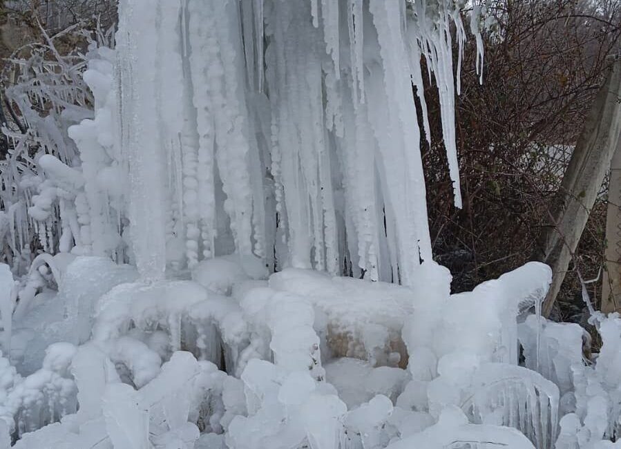 Kütahya’nın Gediz ilçesinde geçtiğimiz haftadan bu yana etkili olan soğuk