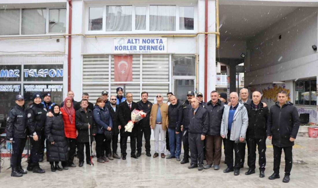 Kütahya İl Emniyet Müdürü Osman Elbir, Altı Nokta Körler Derneği
