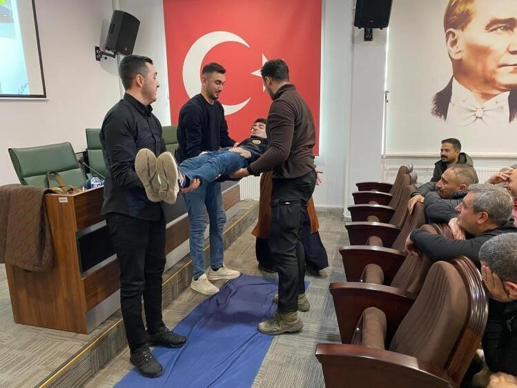 Kütahya Orman Bölge Müdürlüğü personelinin acil durumlarda daha etkin müdahalede