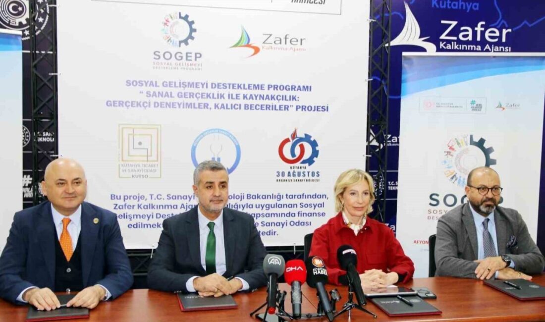 Zafer Kalkınma Ajansı’nda gerçekleştirilen imza töreniyle, “Sanal Gerçeklik ile Kaynakçılık: