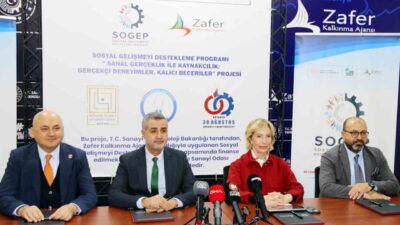 Zafer Kalkınma Ajansı’nda gerçekleştirilen imza töreniyle, “Sanal Gerçeklik ile Kaynakçılık: