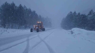 Kütahya’nın Domaniç ilçesinde, Domaniç-İnegöl Karayolu’nun bin 500 rakımlı Kocayayla mevkisinde