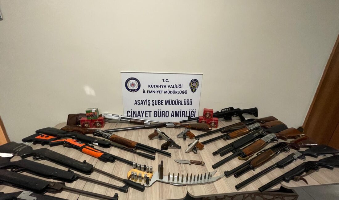 Oğuzhan KILIÇ/KÜTAHYA, – KÜTAHYA’da sosyal medya platformları üzerinden silahla fotoğraf