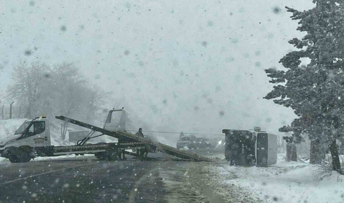 Kütahya’nın Domaniç ilçesi Kocayayla Orman Deposu mevkiinde kontrolden çıkan araç
