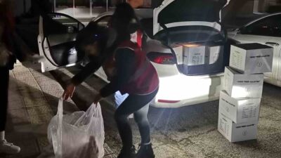 Kütahya’nın Gediz ilçesinde faaliyet gösteren Genç Kızılay Gönüllüleri, Ramazan ayının