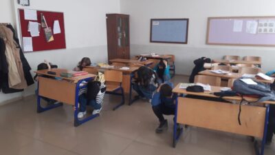 Hisarcık Anadolu İmam Hatip Lisesinde afet farkındalığını artırmak ve deprem