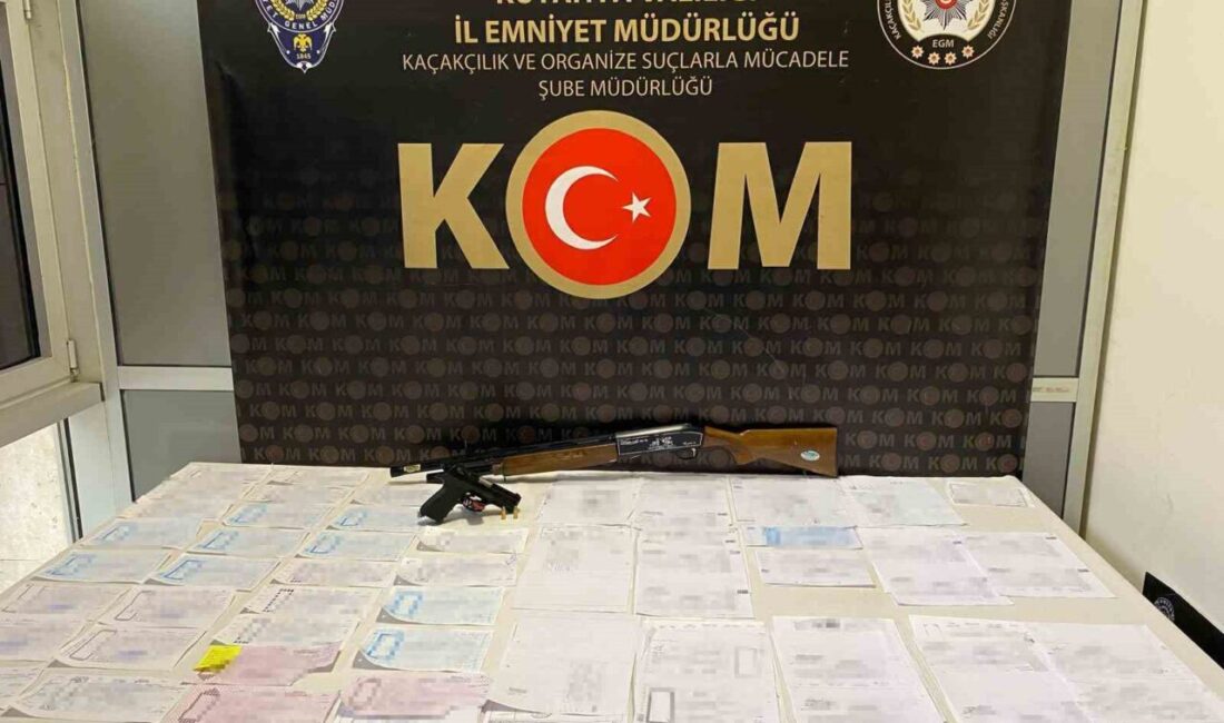 Kütahya İl Emniyet Müdürlüğü Kaçakçılık ve Organize Suçlarla Mücadele Şube