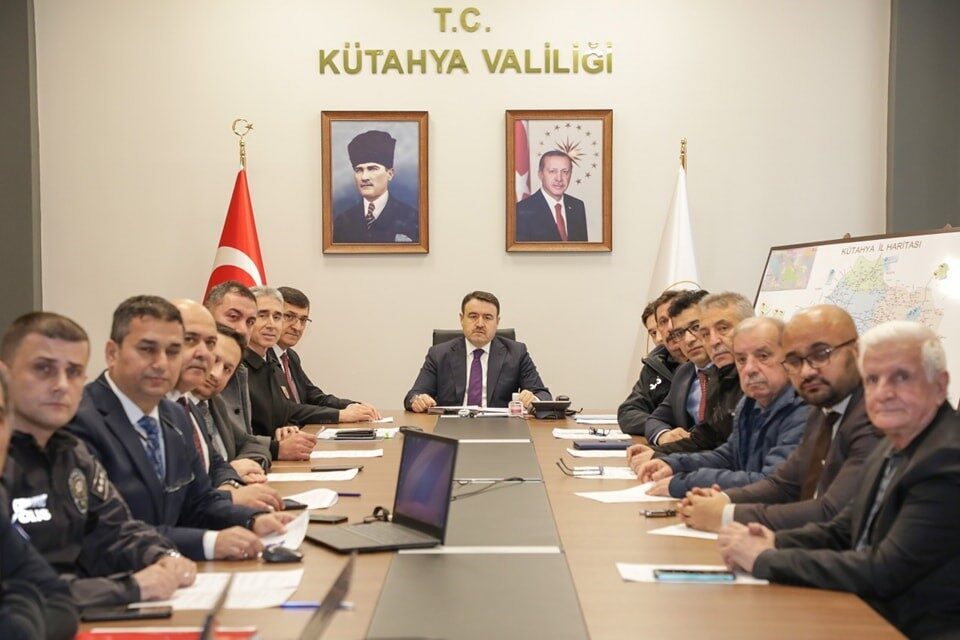 Kütahya’da, 2024-2025 yılı boyunca düzenlenecek sportif müsabakaların güvenli ve huzurlu