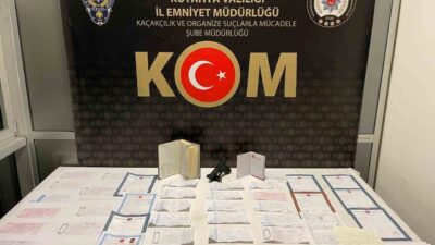 Kütahya’da Kaçakçılık ve Organize Suçlarla Mücadele Şube Müdürlüğünce gerçekleştirilen tefeci