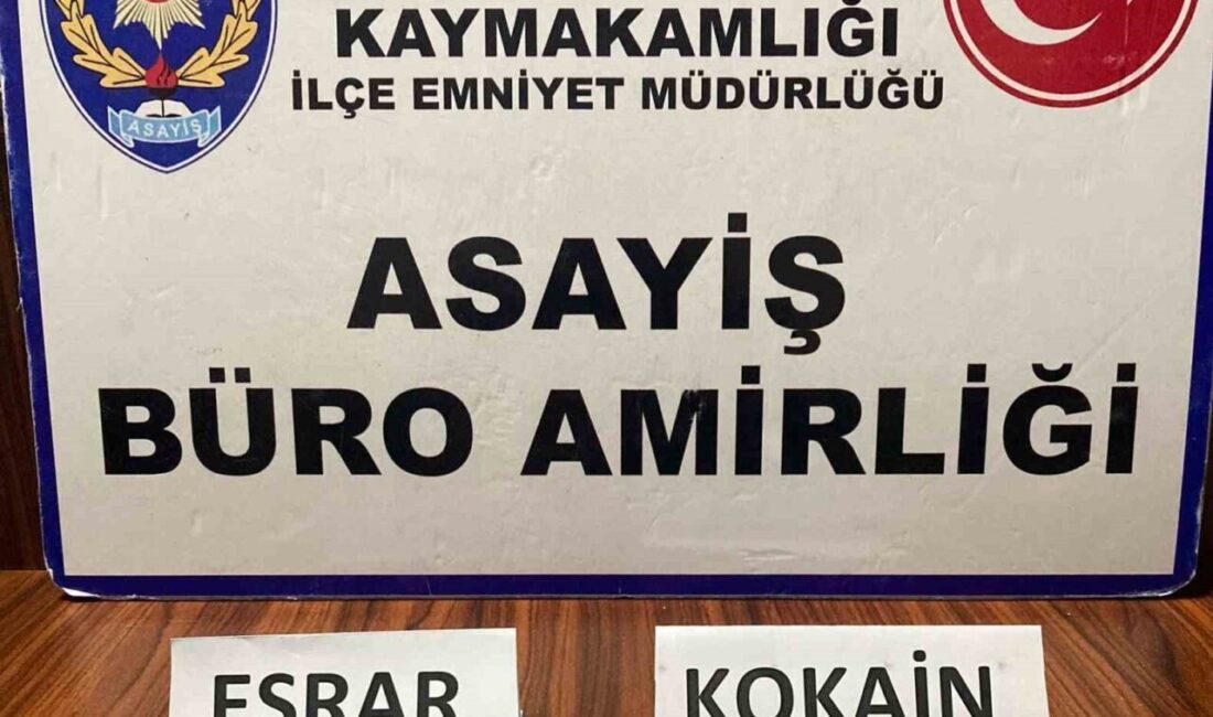 Kütahya İl Emniyet Müdürlüğü’ne bağlı Narkotik Suçlarla Mücadele Şube Müdürlüğü