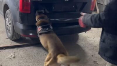 Oğuzhan KILIÇ/ KÜTAHYA, – KÜTAHYA’da polisin durdurduğu hafif ticari aracın