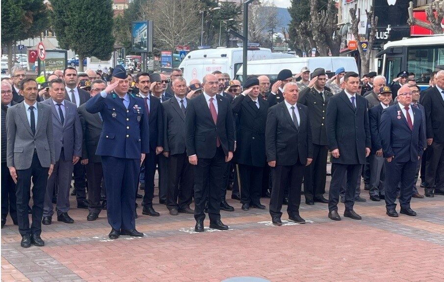 Kütahya’nın Tavşanlı ilçesinde 18 Mart Çanakkale Zaferi’nin 110. yıl dönümü,
