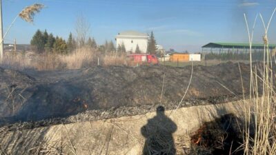 Kütahya’nın Tavşanlı ilçesi Tepecik beldesinde çıkan ot yangını, itfaiye ekiplerinin